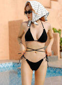 Lily-Ring Tie Bikini Set