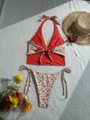 Summer Floral Halter Bikini