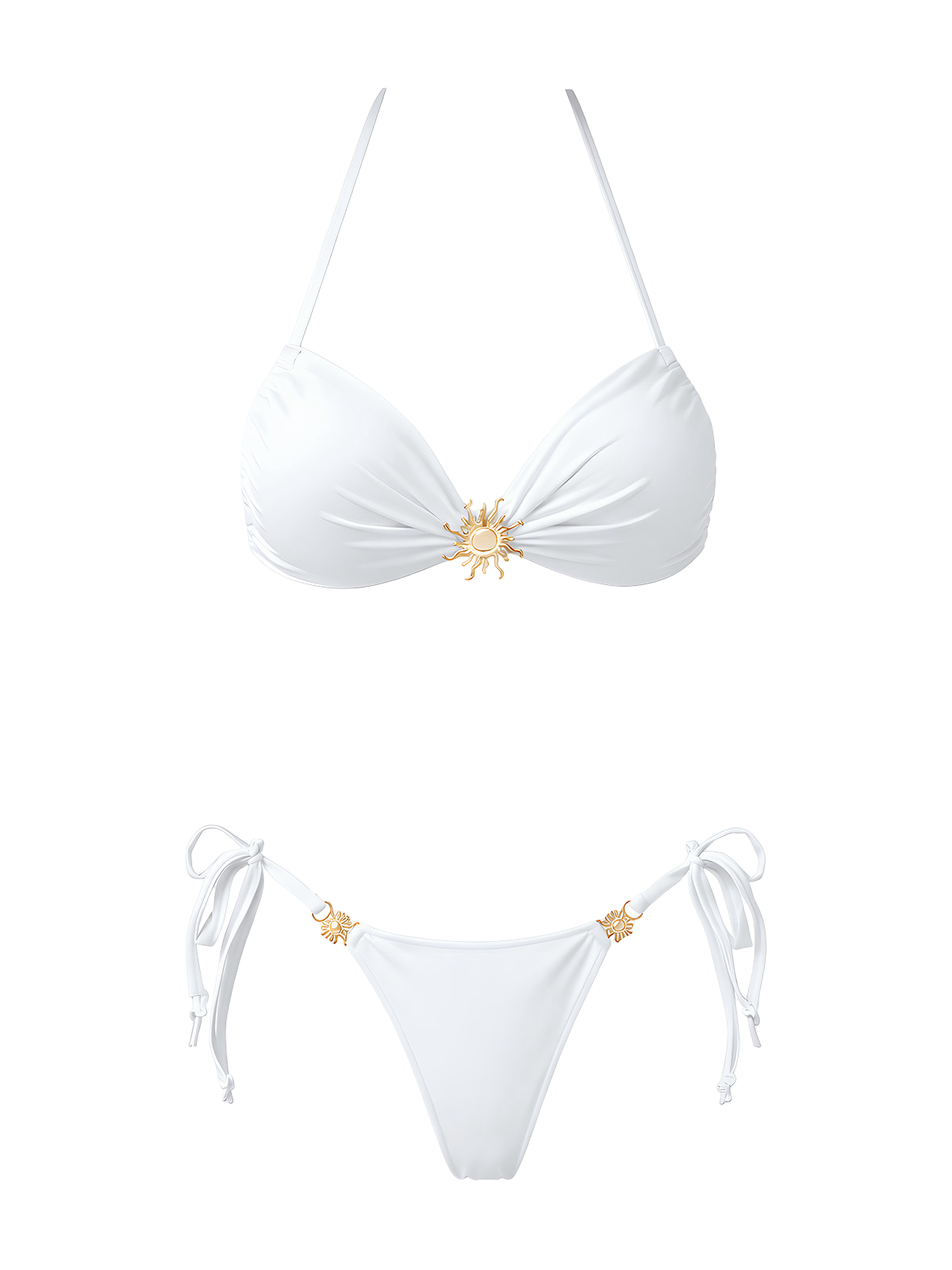 Rina-Gold Accent Bikini