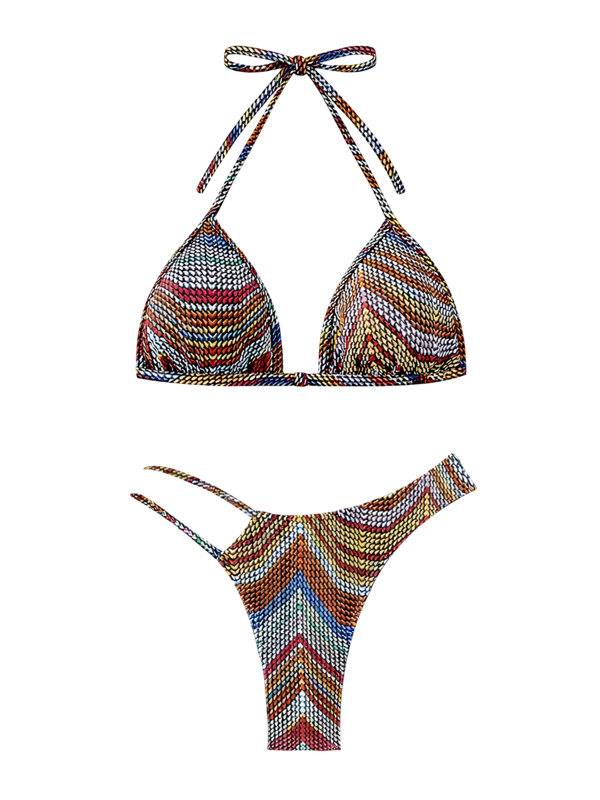 Gia-Zigzag V Bikini