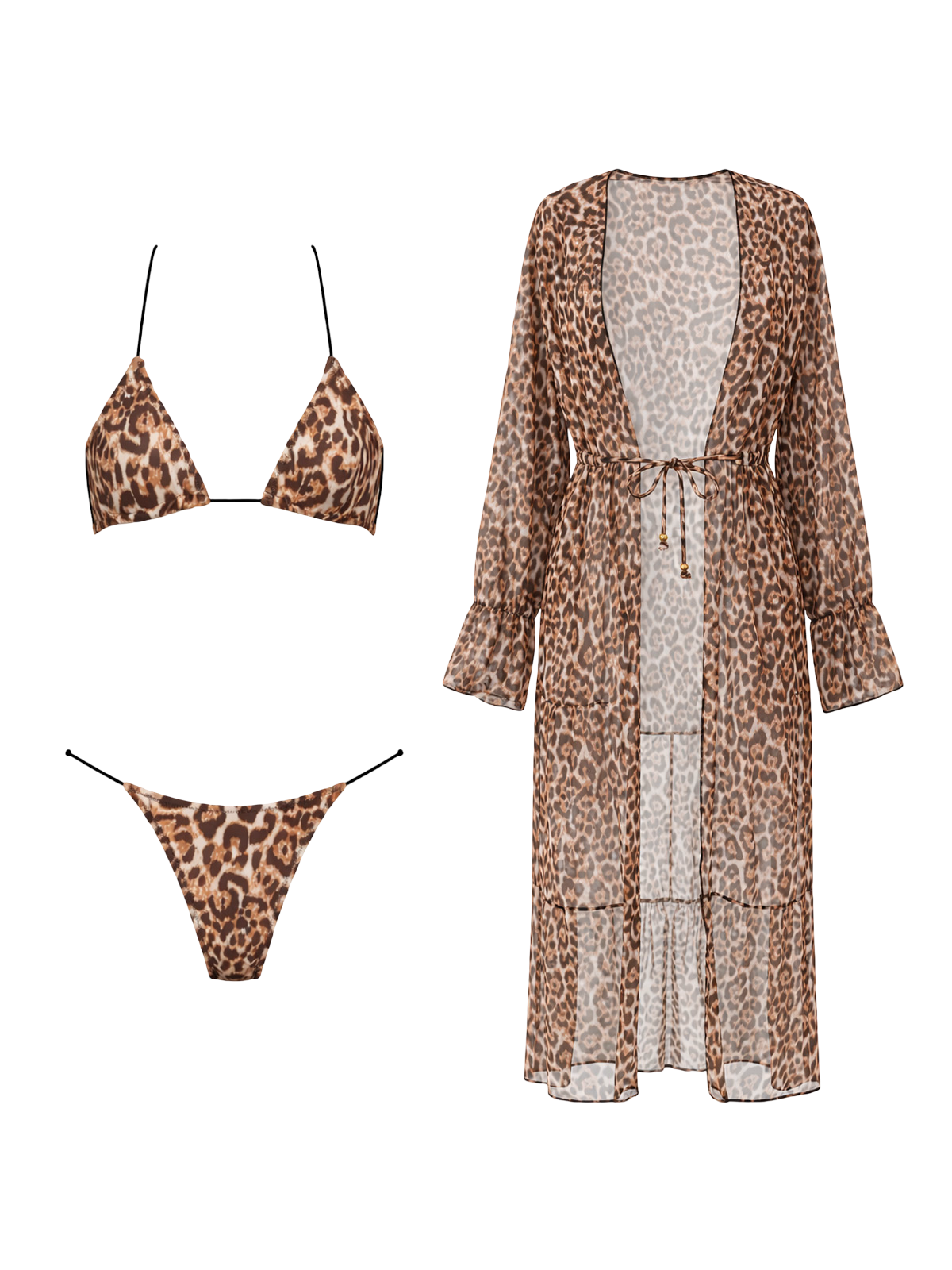 Ruby-3-Piece Leopard Set