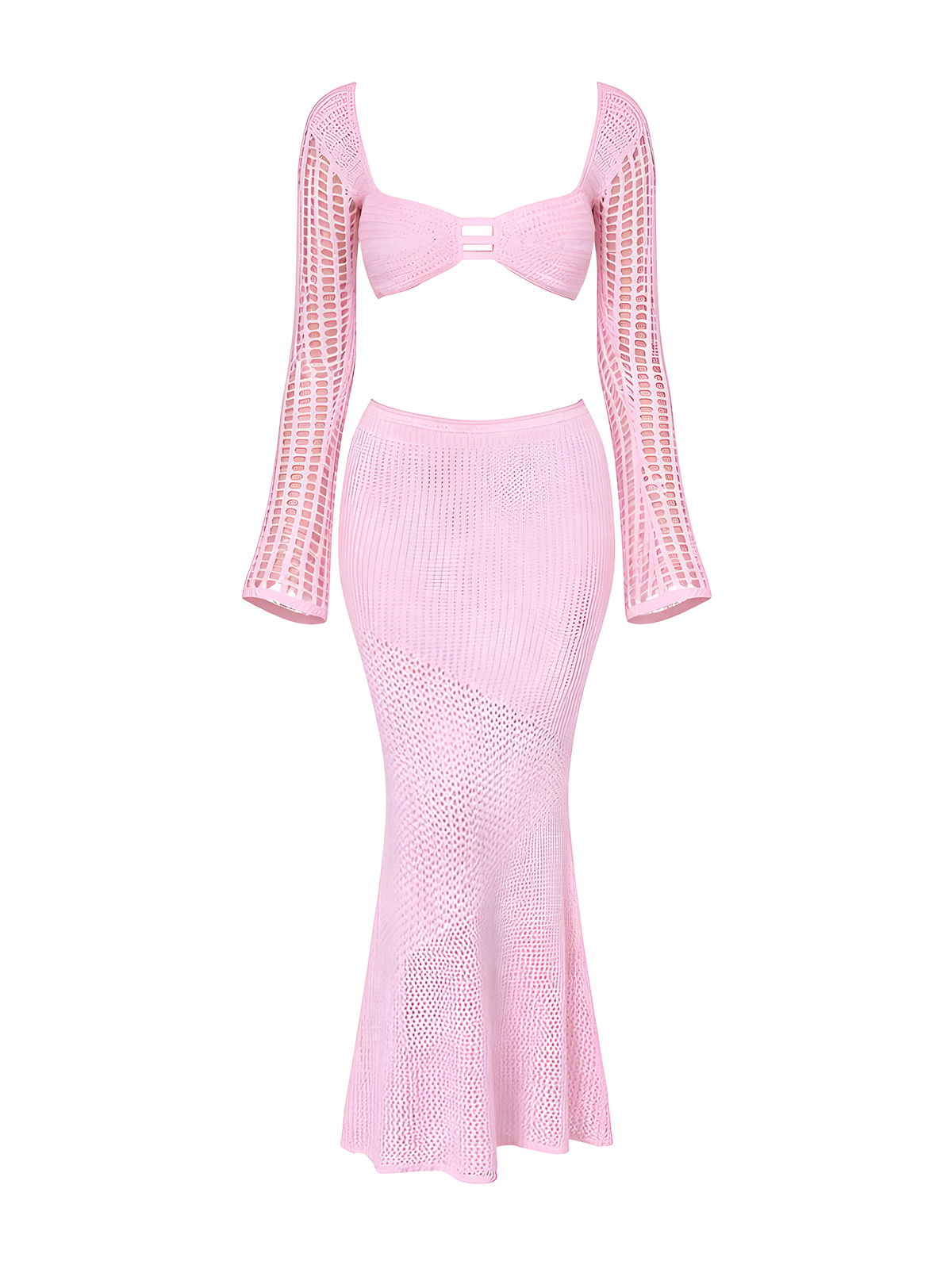 Roxy–Crochet Skirt Set