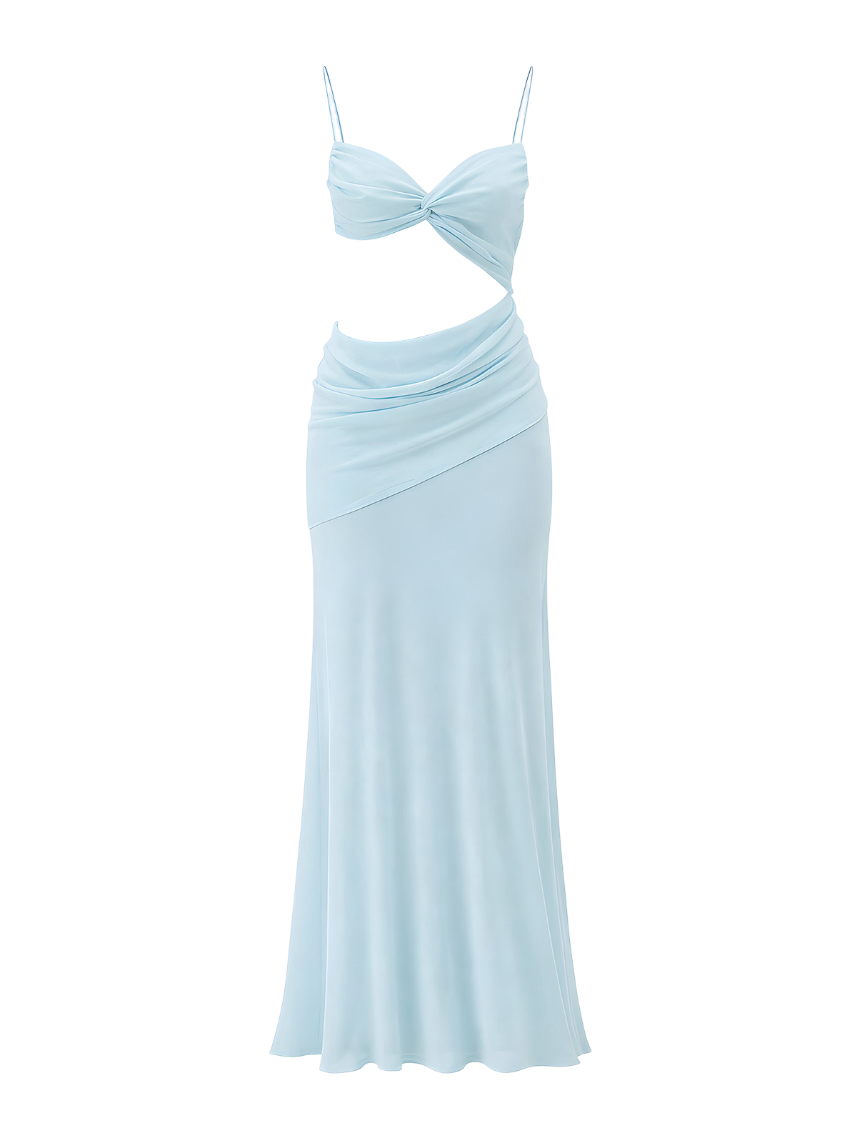 Luna–Twist Satin Dress