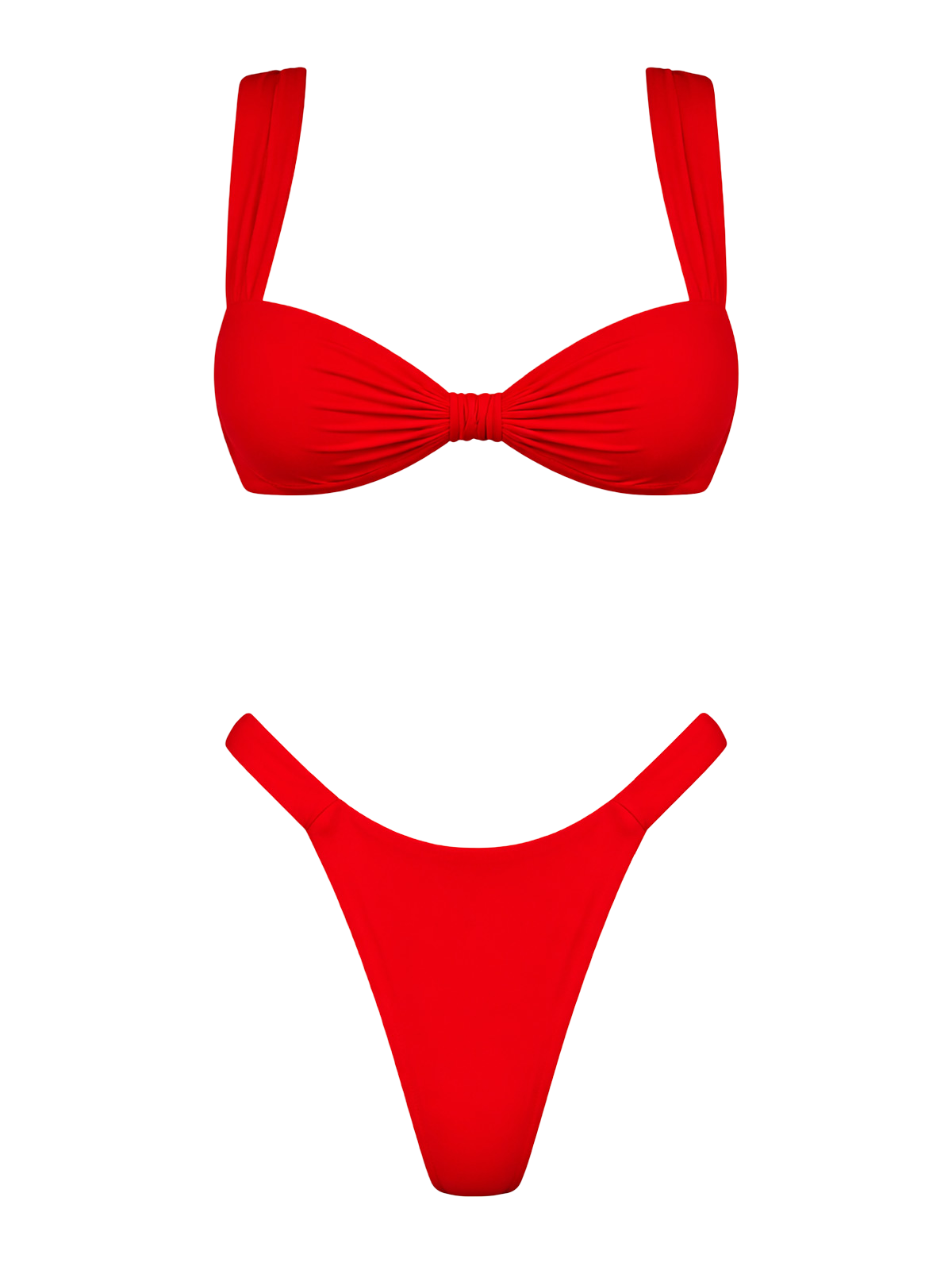 Rhea-Classic Red Bikini