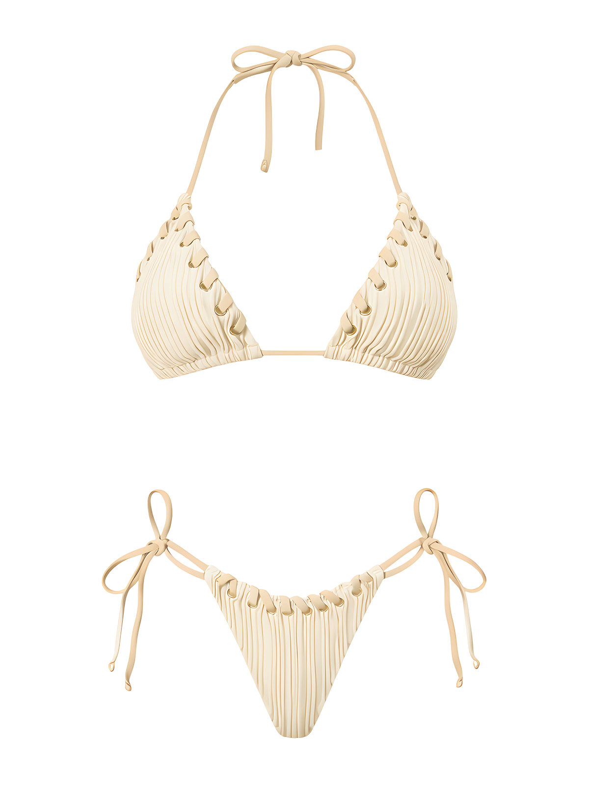 Avery-Textured Bikini