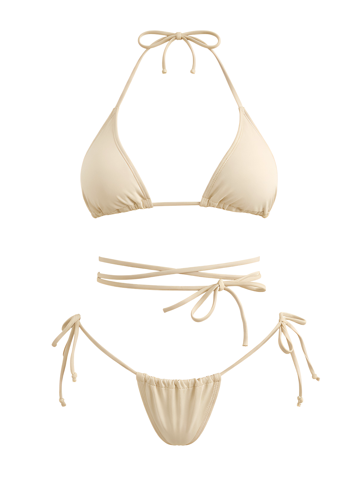 Rhea-Wrap String Bikini