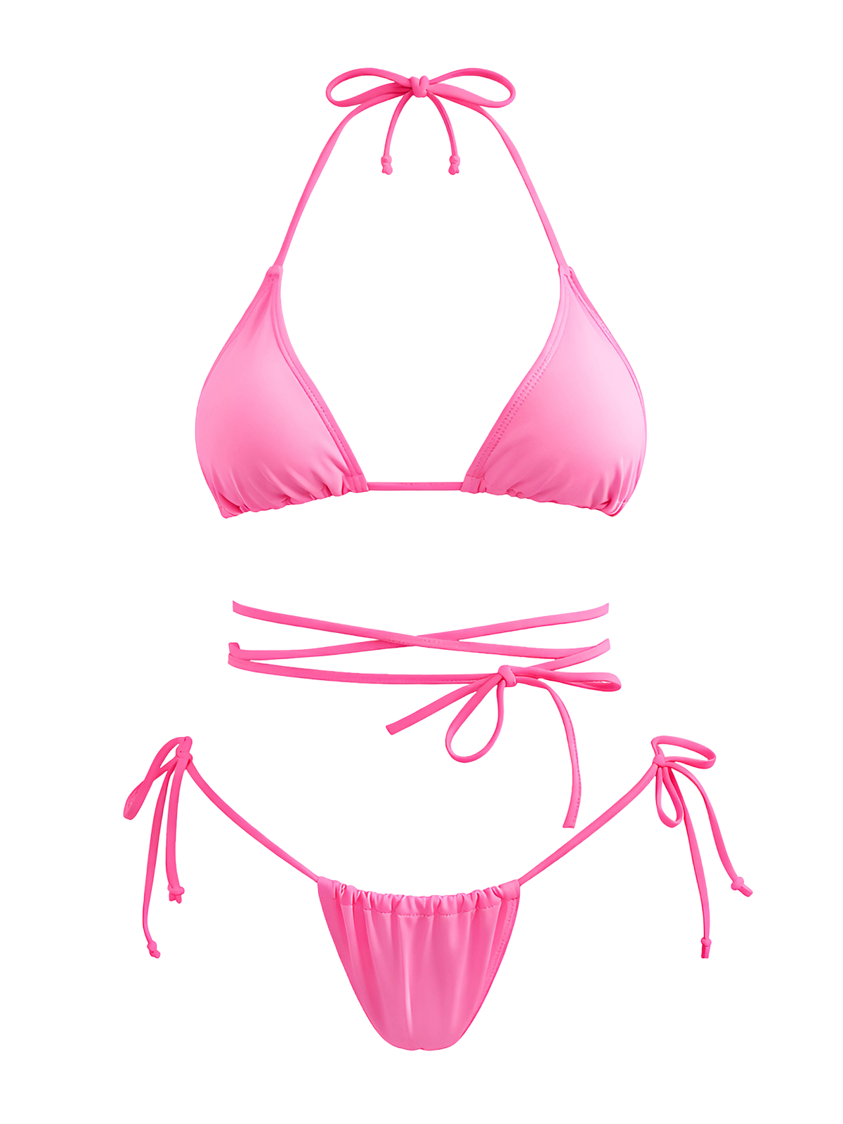 Rhea-Wrap String Bikini