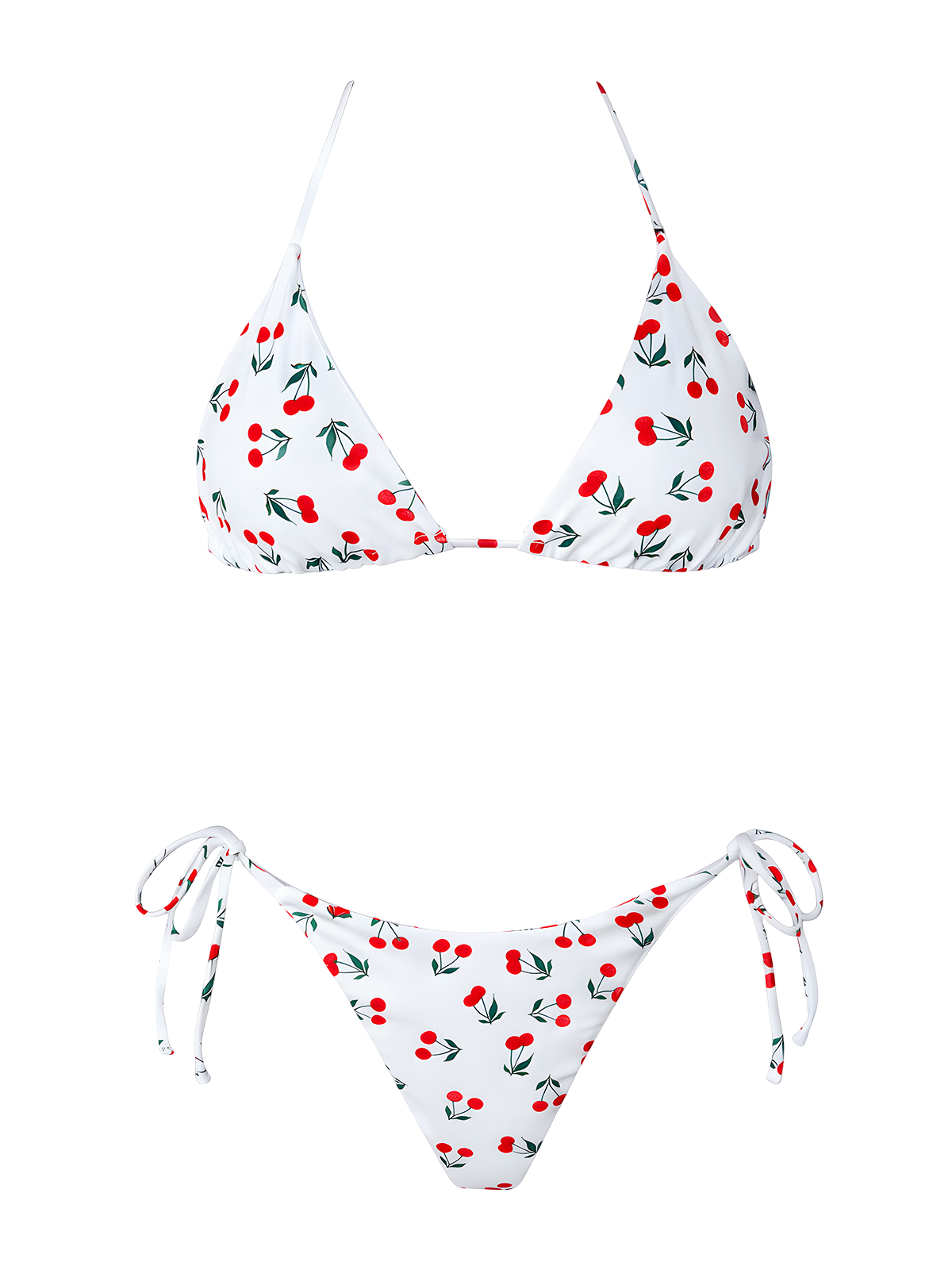 Kira-Cherry Tie Bikini