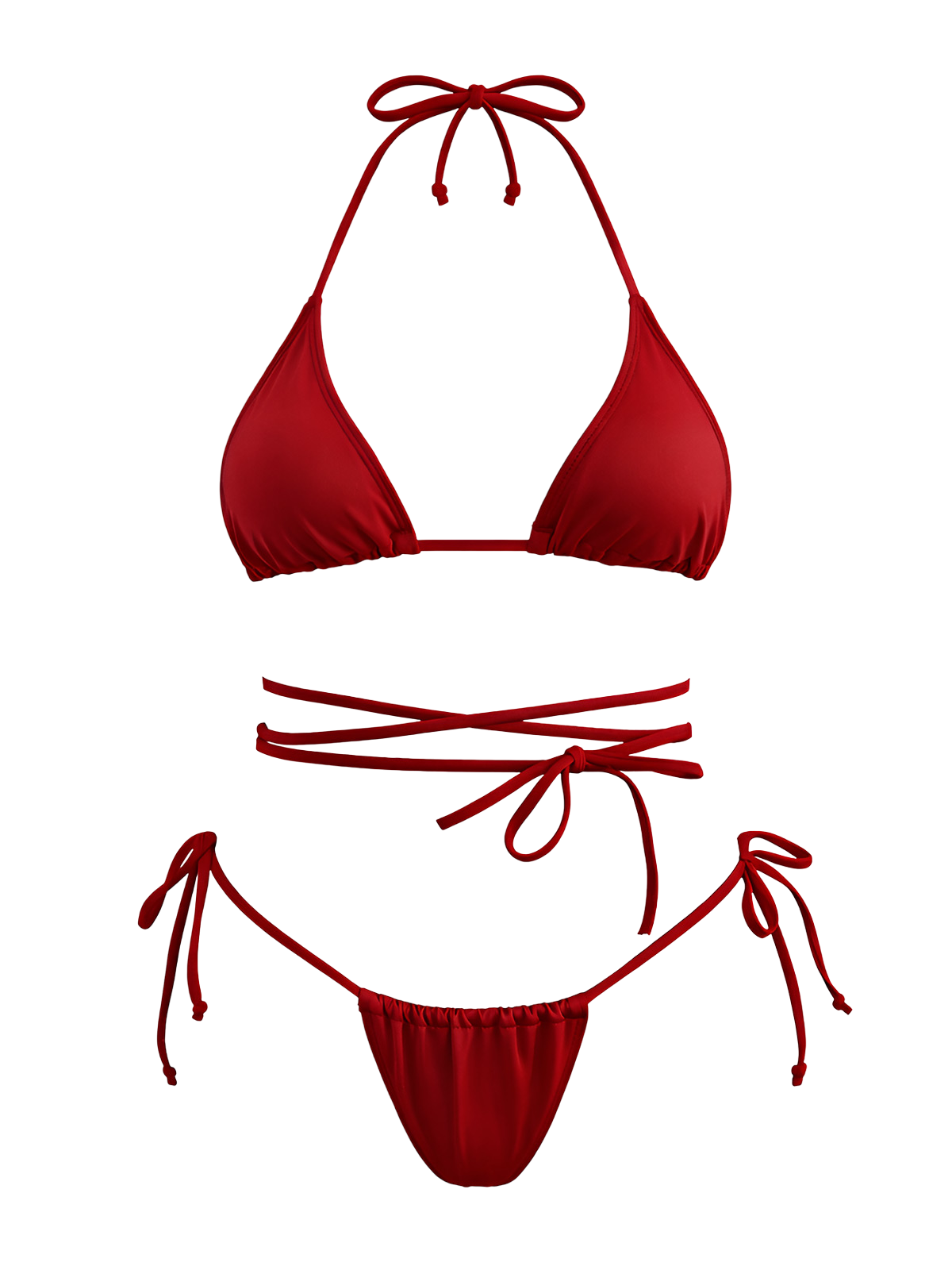 Rhea-Wrap String Bikini