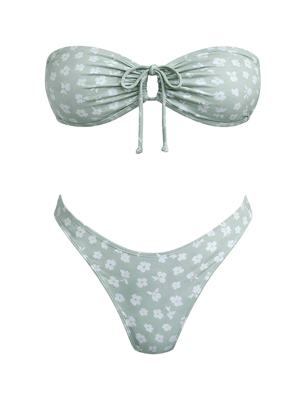 Teya-Mint Floral Bikini