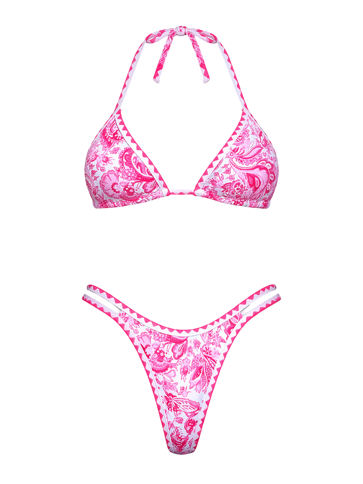 Zola-Pink Bloom Bikini