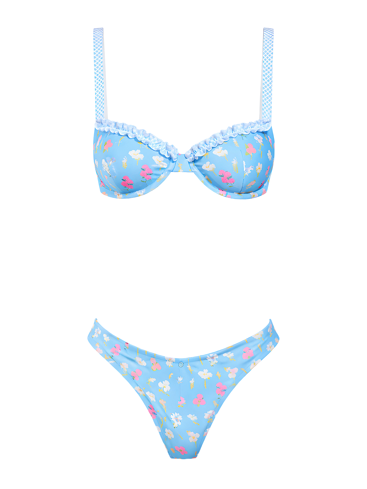 Céline-Blue Petal Bikini