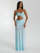 Luna–Twist Satin Dress