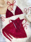 Raya-Lace Wrap Set