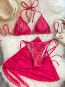 Raya-Lace Wrap Set