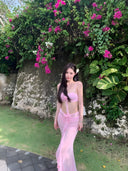 Suki-Cutout Mesh Set