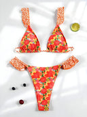 Vera-Floral Ruffle Bikini
