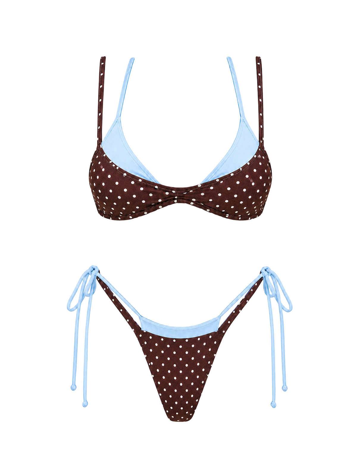 Contrast Polka Set