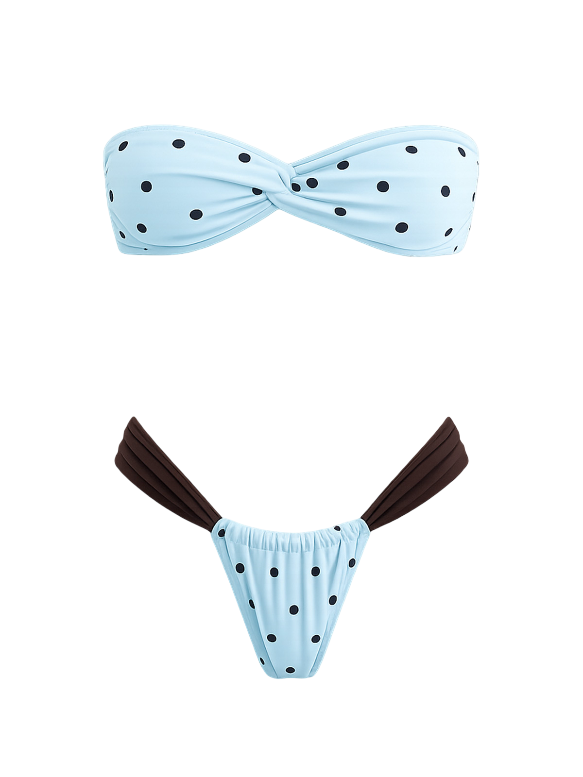 Polka Knot Bikini Set