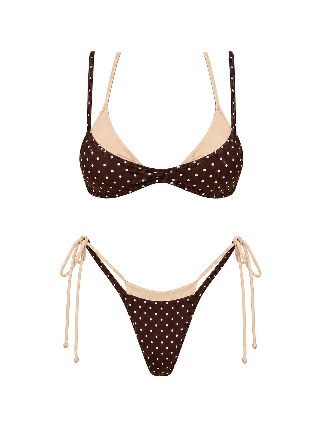 Contrast Polka Set