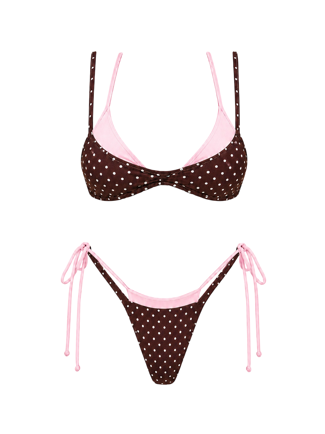Contrast Polka Set