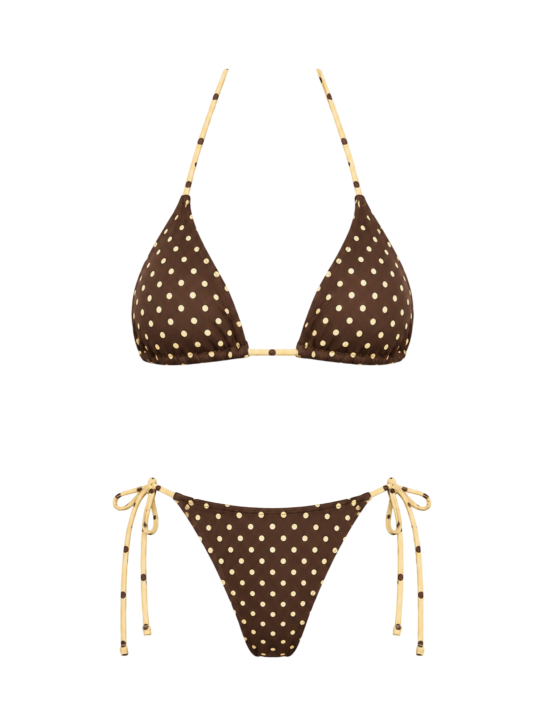 Polka Tie Bikini Set