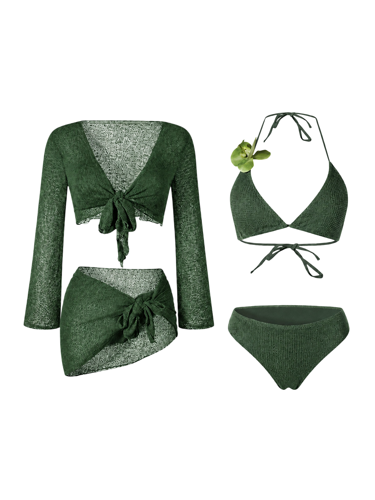 Luxe Tie Skirt Set